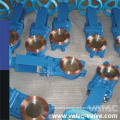 API CF8/CF8m/Ss304/Ss316 Wafer Knife Gate Valve